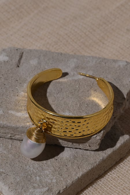 Heena Mittal Hailey Pearl Drop Hoops 