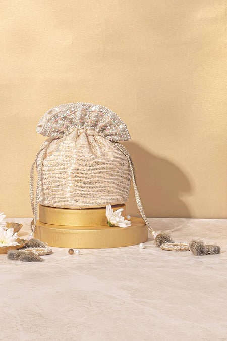 AMYRA Ruhi Embroidered Potli Bag 