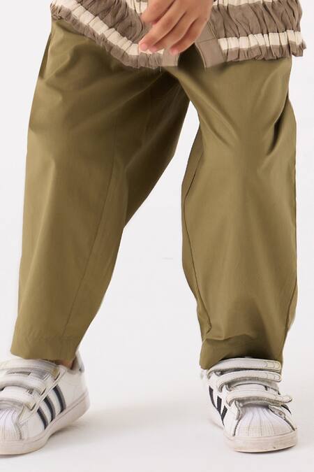 Shop Three Grey Shirt Crepe Embroidered Twill Tape Smocked Stripe Work With Pant Online at Aza Fashions Shop_Three_Grey Shirt Crepe Embroidered Twill Tape Smocked Stripe Work With Pant _Online_at_Aza_Fashions