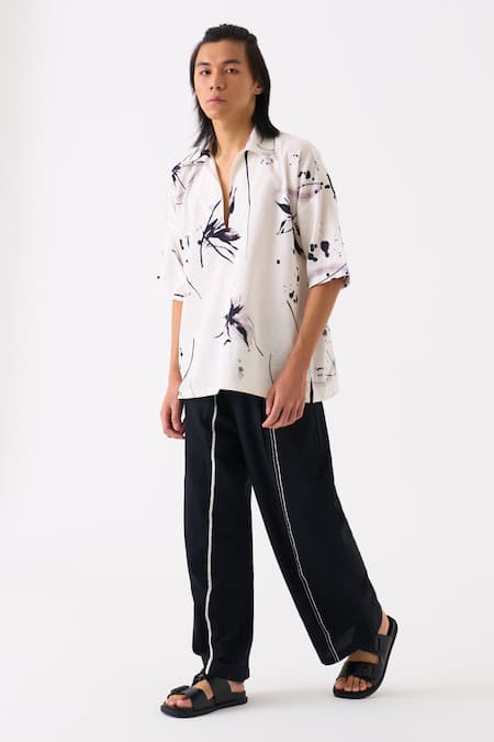 THREE Floral Pattern Shirt 