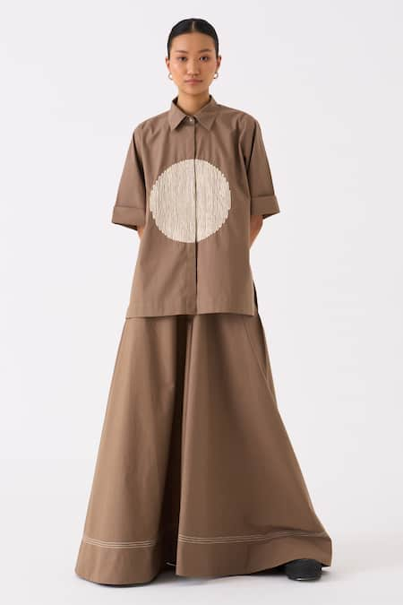 THREE Circular Motif Shirt 