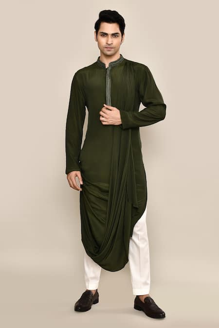 Arihant Rai Sinha Draped Kurta With Solid Pyjama 