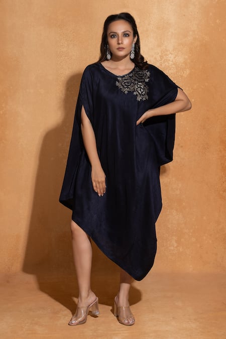 Sugandh Gupta Rosette Embroidered Kaftan 