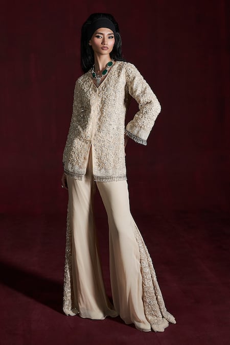 Rococo Soha Embroidered Jacket With Pant 