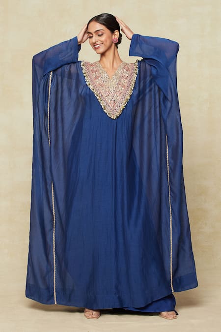 Anamika Khanna Embroidered Yoke Kaftan 