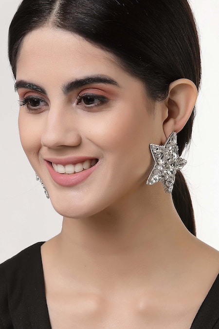 Bijoux By Priya Chandna Star Shaped Earrings 