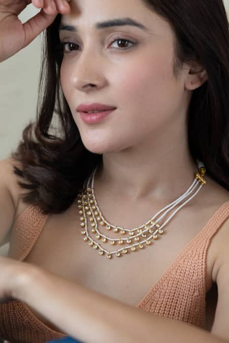 Do Taara Kundan Studded Layered Necklace 