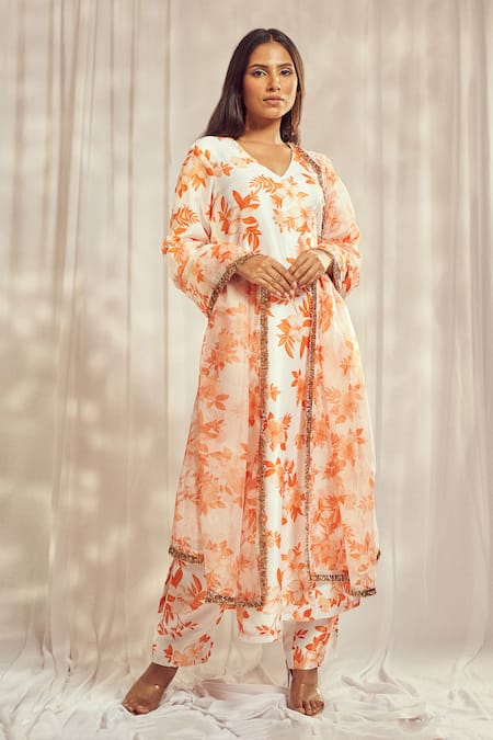 Harshita Singhvi Floral Print Kurta Pant Set 