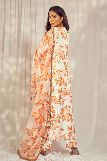 Harshita Singhvi Floral Print Kurta Pant Set 