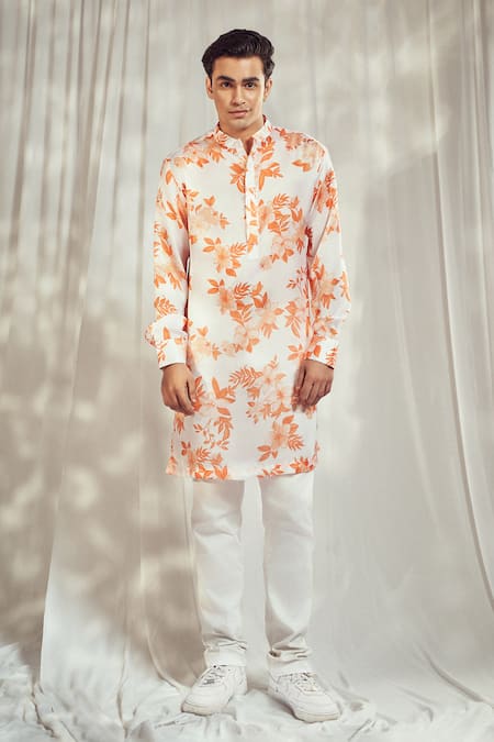 Harshita Singhvi Autumn Bloom Print Kurta 