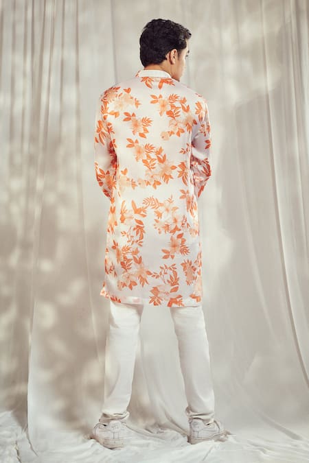 Harshita Singhvi Autumn Bloom Print Kurta 