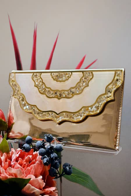 The Bling Edit Stone Embellished Clutch 