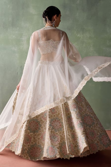 SUHINO Gulaab Bahar Embroidered Lehenga Set 