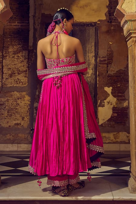Punit Balana Pakeezah Zardozi Embroidered Anarkali Set 