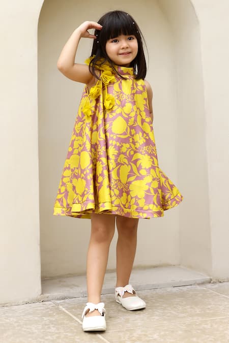 JANYAS CLOSET Sunni Floral Print Dress 