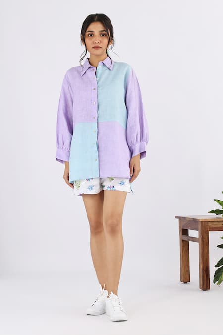 Studio Moda India Color Blocked Shirt 