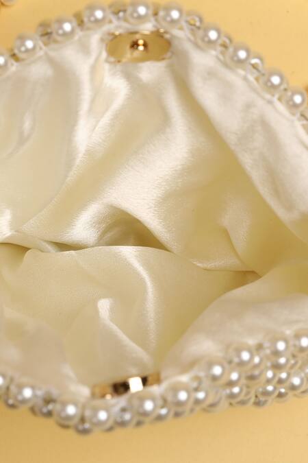 Buy Modarta White Pearls Embroidered Bag Buy_Modarta_White Pearls Embroidered Bag