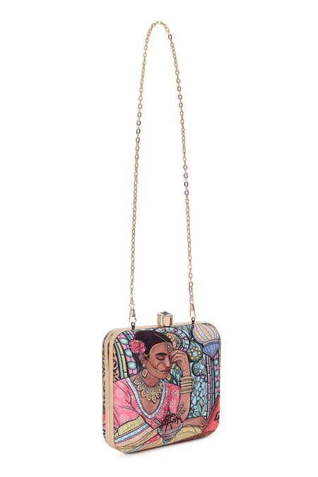 House of Webhin Chic Bride Print Clutch Bag 