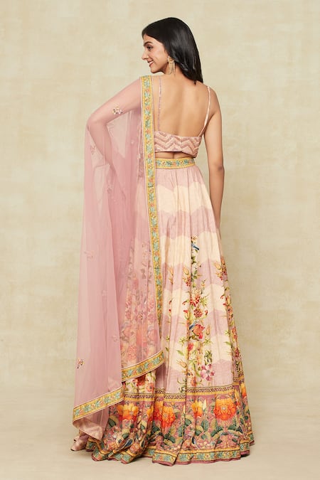 Kalista Botanic Pattern Lehenga Set 