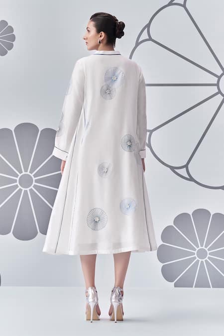 Nachiket Barve Floret Embroidered Tunic 