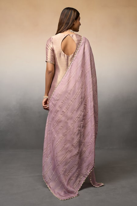 Parshya Flower Banarasi Pattern Kurta Pant Set 