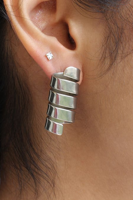 Heena Mittal Lyra Spiral Earrings 