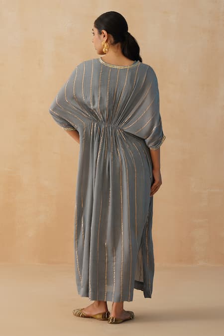 Palak & Mehak Lace Embroidered Kaftan 