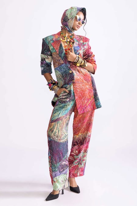 Saaksha & Kinni Bailey Printed Blazer 