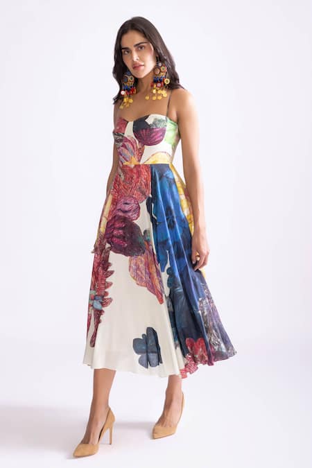 Saaksha & Kinni Marilyn Daisy Print Dress 