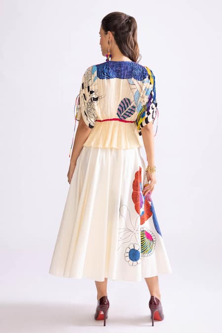 Saaksha & Kinni Monica Trible Print Blouse 