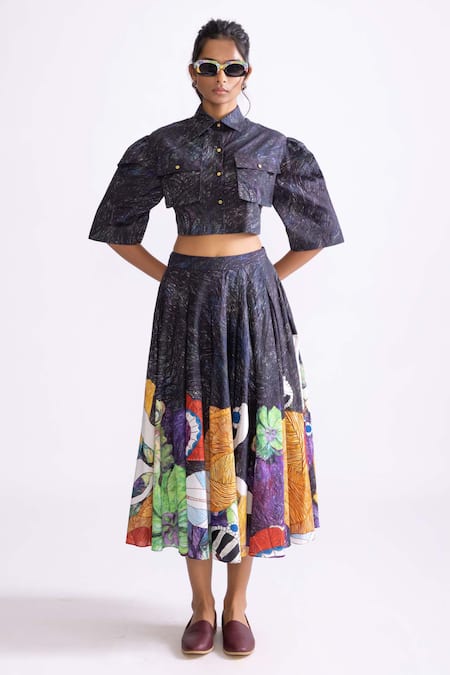 Saaksha & Kinni Nikki Trible Print Skirt 