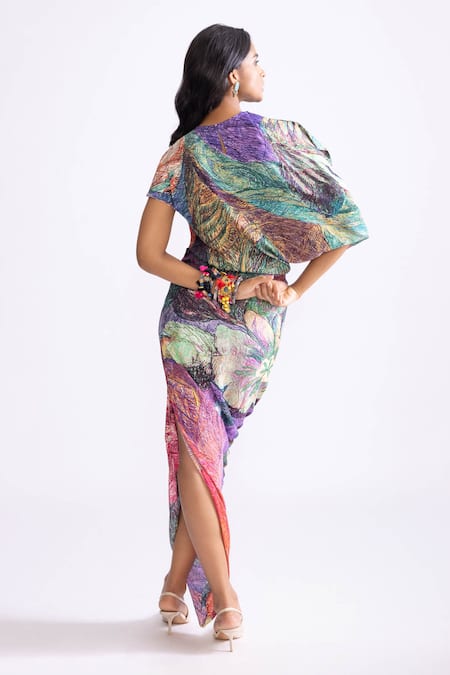 Saaksha & Kinni Kai Print Kaftan Style Dress 