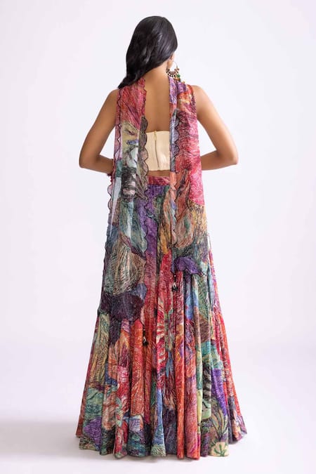 Saaksha & Kinni Scallop Bordered Printed Dupatta 