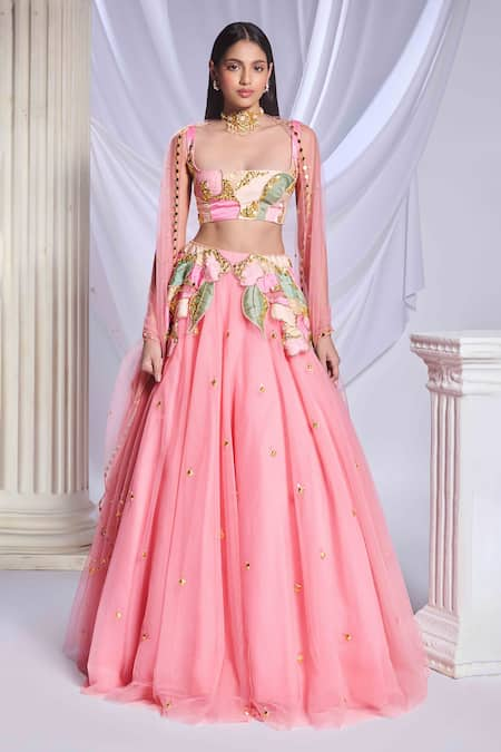 Papa Don't Preach Preach Embroidered Lehenga Set 