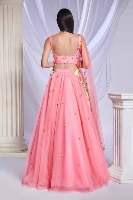 Papa Don't Preach Preach Embroidered Lehenga Set 