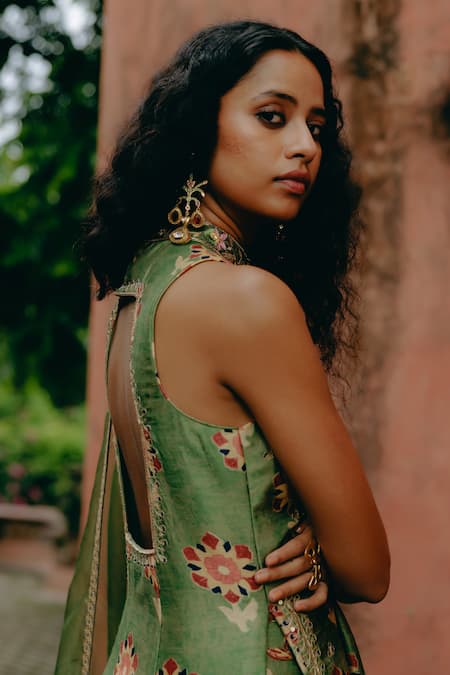 Drishti & Zahabia Kalamkari Print Kurta Sharara Set 