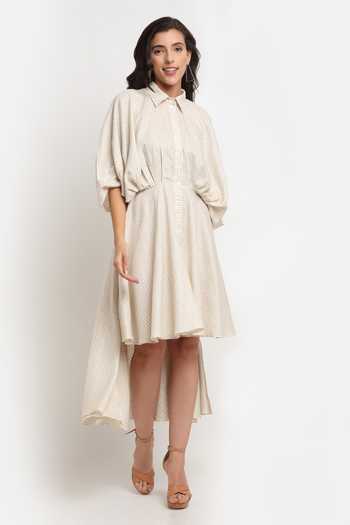 Ewoke Textured Shirt Dress 