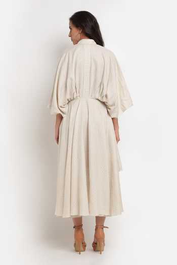 Ewoke Textured Shirt Dress 