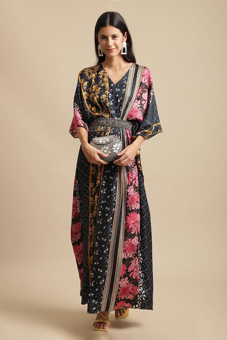 EWOKE Morrocan Abstract Print Kaftan 