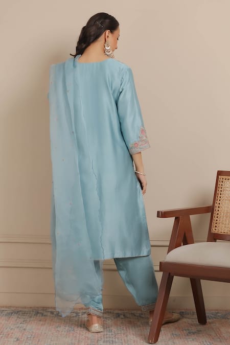 Nemaani Dori Embroidered Kurta Salwar Set 