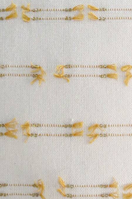 Mid July Home Off White Cotton Embroidery Hand Set 2 Cushion Covers Online at Aza Fashions Mid July Home_Off White Cotton Embroidery Hand Set 2 Cushion Covers_Online_at_Aza_Fashions