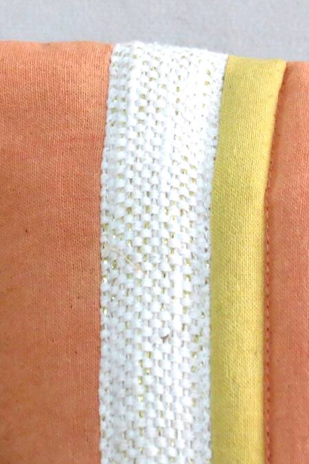 Shop_Mid July Home_Multi Color Cotton Textured Block Set Of 2 Cushion Covers_Online_at_Aza_Fashions