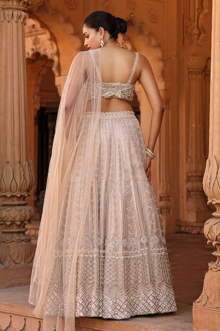 Niamh By Kriti Resham Embroidered Lehenga With Blouse 