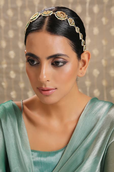 Paisley Pop Kundan Studded Headband 