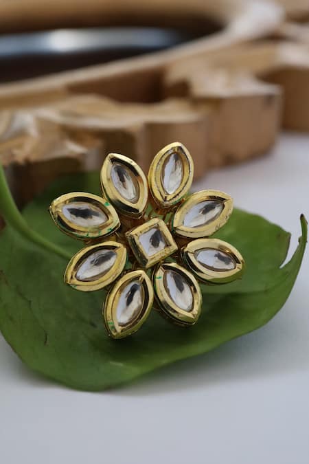 Paisley Pop Floral Shaped Ring 