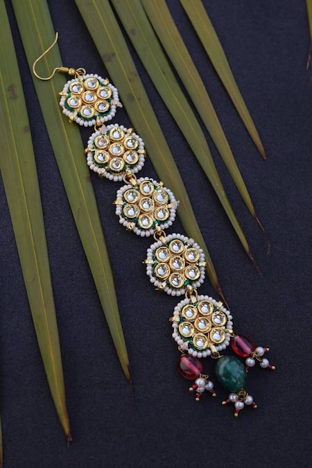 Paisley Pop Kundan Studded Maangtikka 