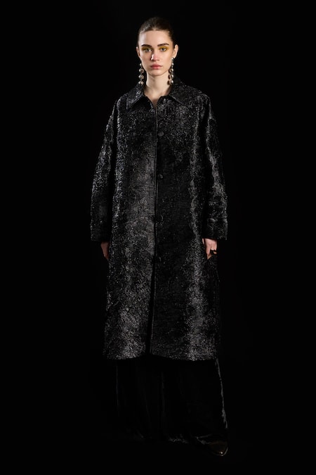 Rara Avis Pocketed Long Trench Coat 