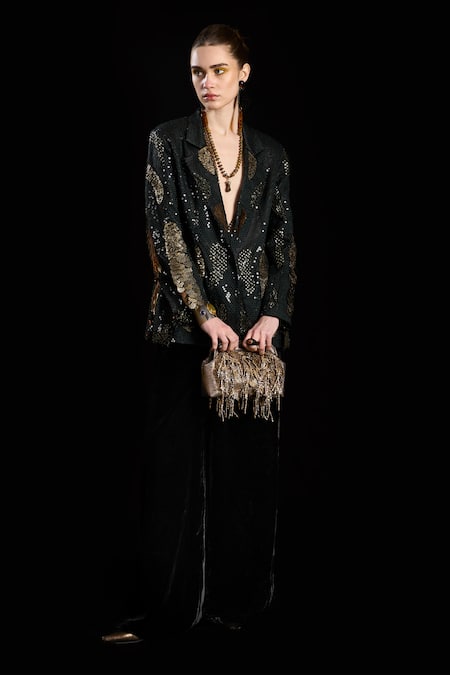 Rara Avis Hand Embroidered Blazer 