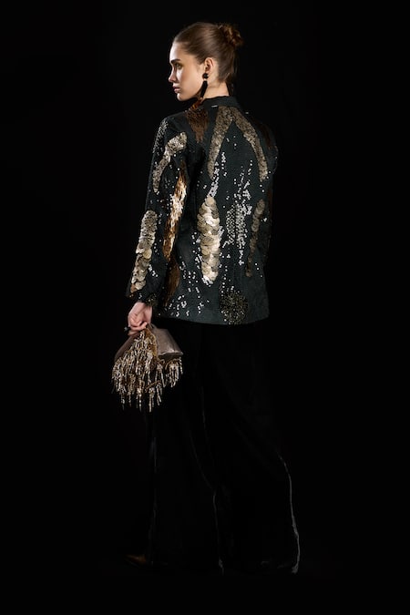 Rara Avis Hand Embroidered Blazer 