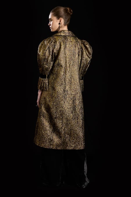 Rara Avis The Golden Sand Woven Trench Coat 